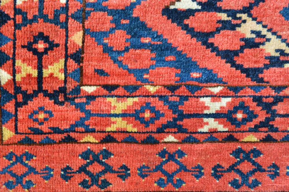 Antique Turkmen Chuval, Ersary Tribes, Beshir Area, Middle Amu Darya Region, Turkmenistan. View IV