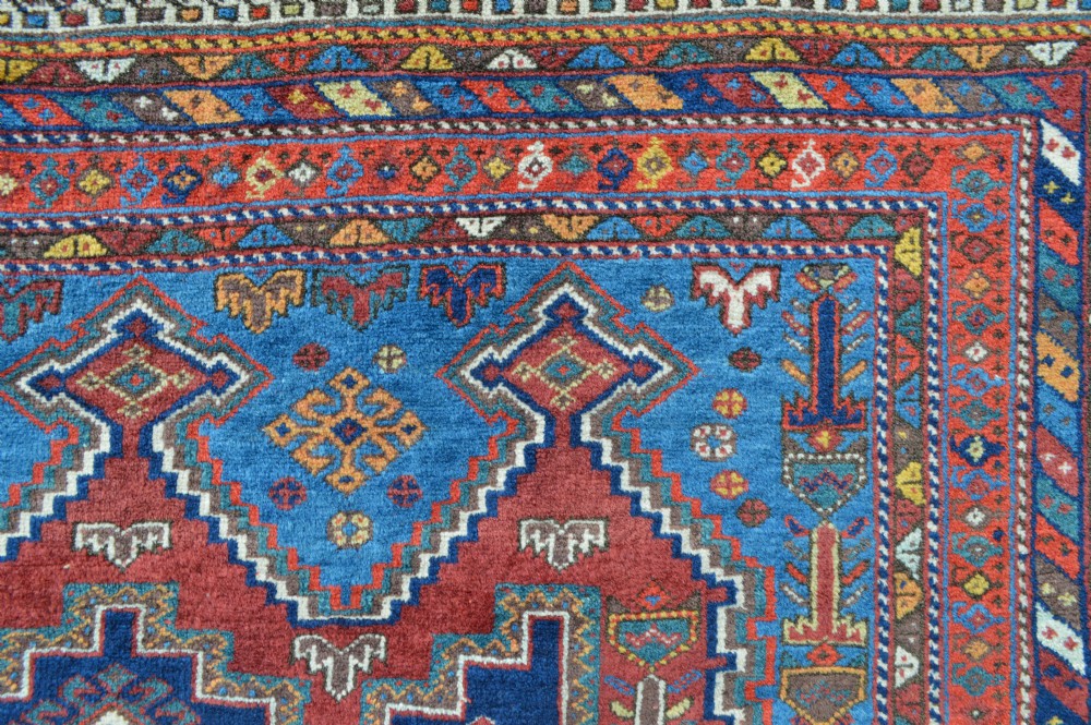 Antique Afshar Tribal Rug, Sirjan Region, Kerman Province, Southern Persia. View III