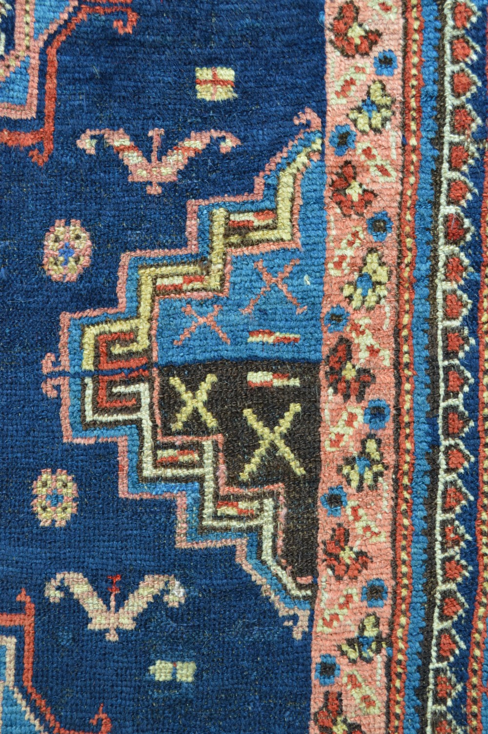 Rare Antique Afshar Tribal Rug, Khorassan Region, North-East Persia. View IV