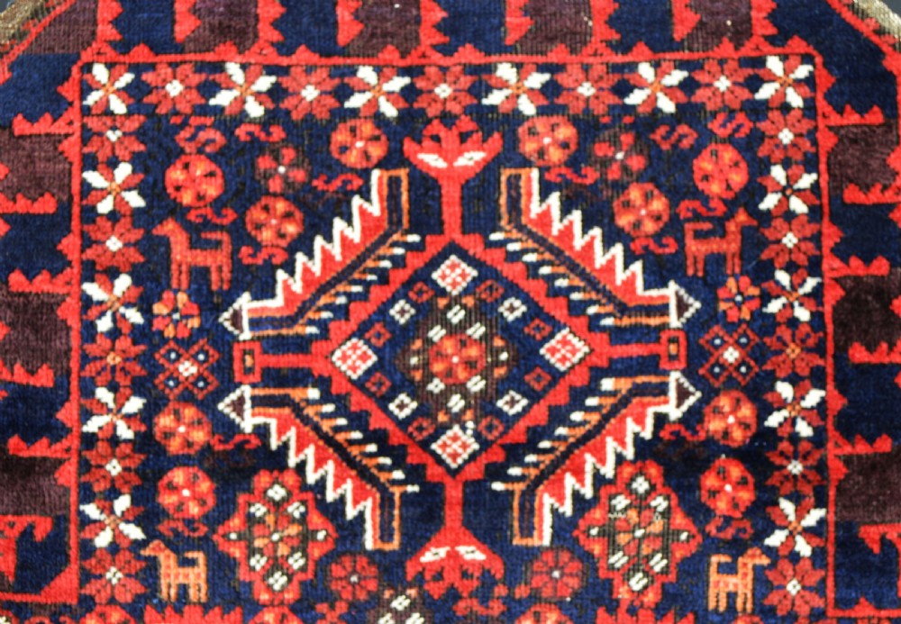 Antique Baluch 'Ru-Zini' (saddle-cover), Salar Khani Sub-Tribe, Khorassan Region, North-East Persia. View II