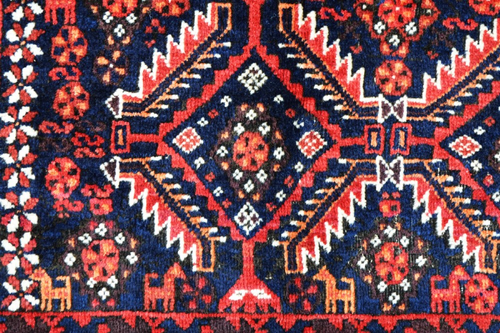 Antique Baluch 'Ru-Zini' (saddle-cover), Salar Khani Sub-Tribe, Khorassan Region, North-East Persia. View III