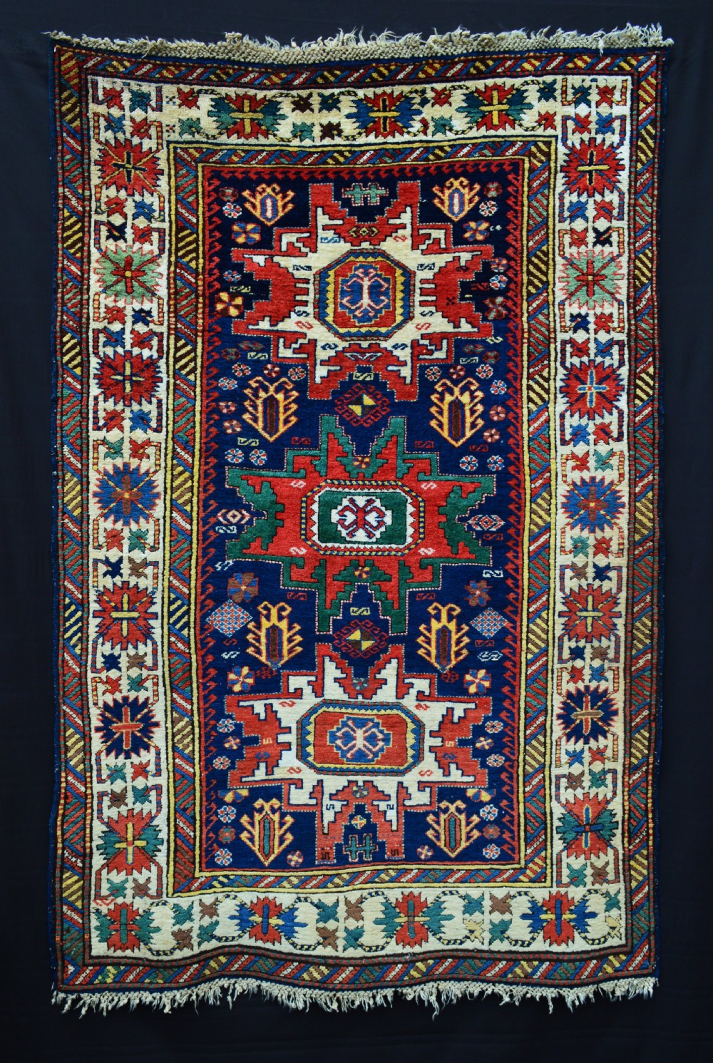 Antique Lesghi Rug, Lesghian Tribes, South-Western Caucasus.