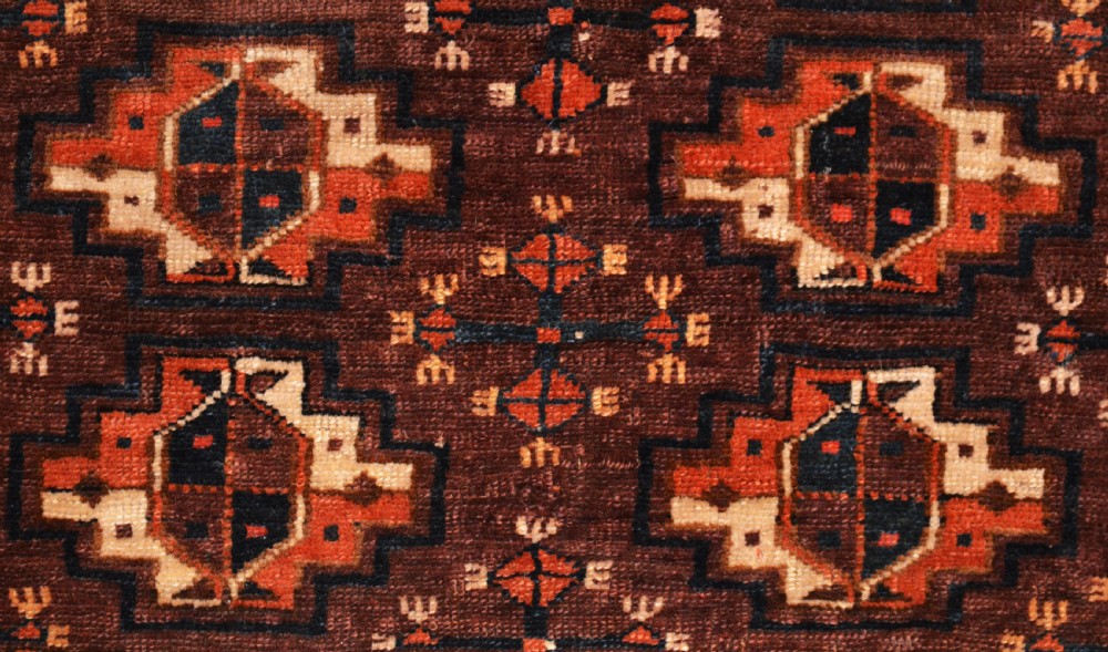 Antique Turkmen Torba, Arabachi Tribe, Middle Amu Darya Region, Turkmenistan, Central Asia. View III