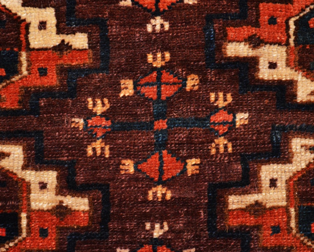 Antique Turkmen Torba, Arabachi Tribe, Middle Amu Darya Region, Turkmenistan, Central Asia. View IV
