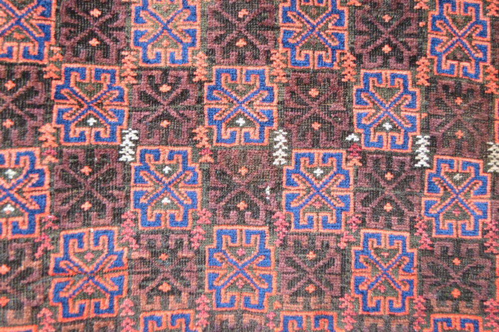 Antique Baluch Tribal Rug, Khorassan Province, North-East Persia. View II