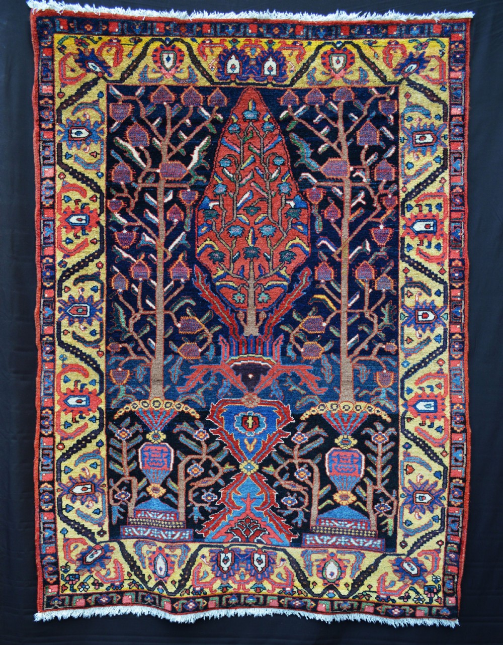 Antique Bakhtiari Khan Rug, The Chahar Mahal, Western Persia.
