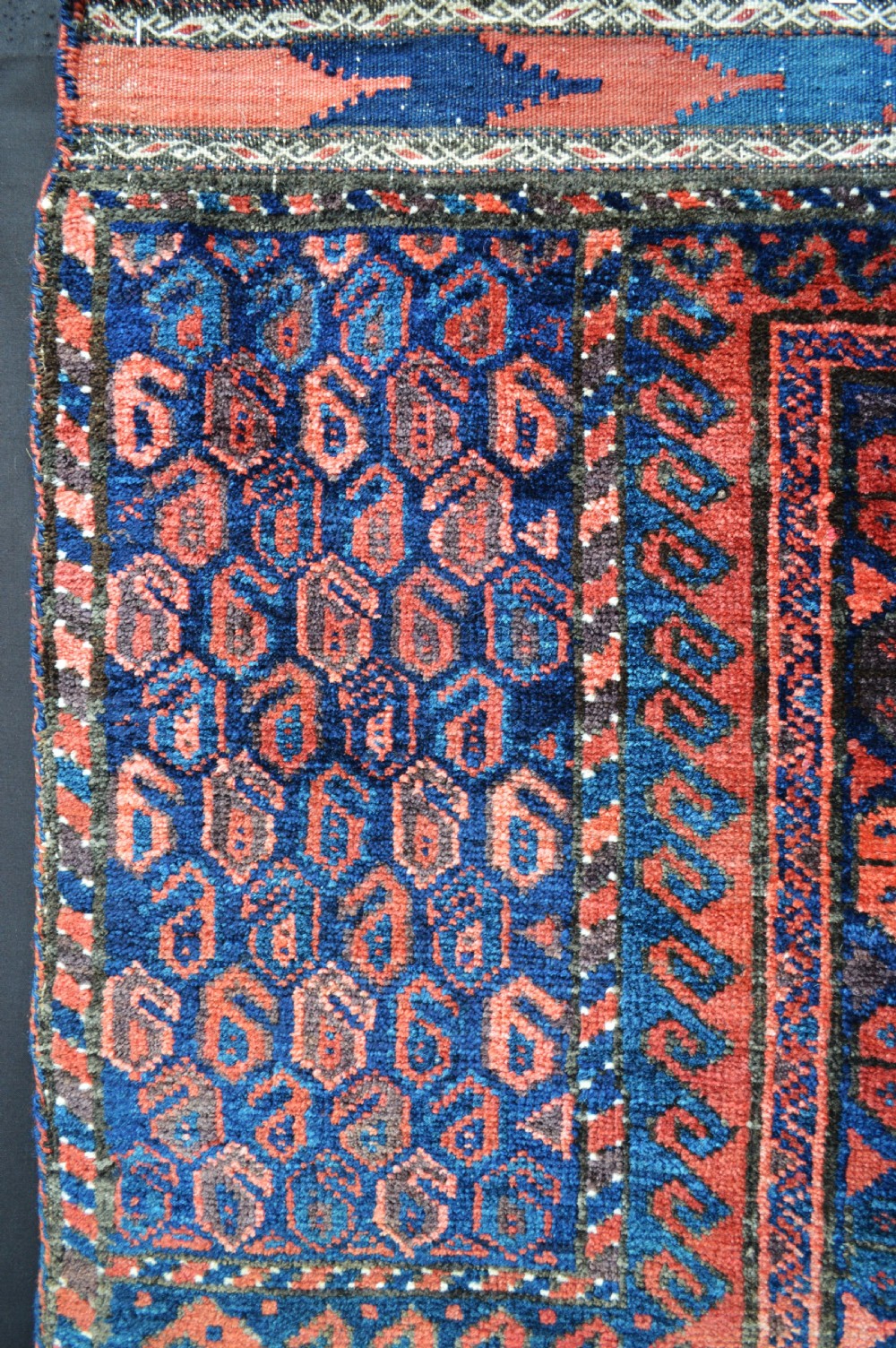 Antique Prayer-Rug, Timuri Tribes, Western Afghanistan. View IV