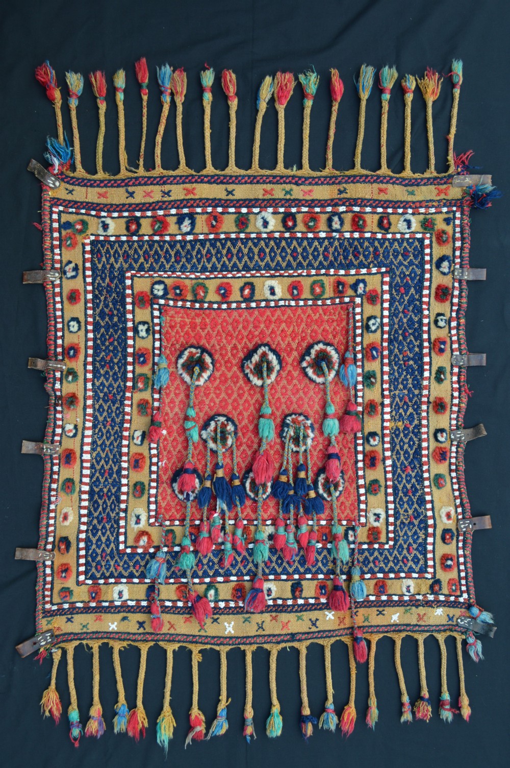 Antique Baby Cradle, Qashqa'i Nomads, Fars Province, South-West Persia.