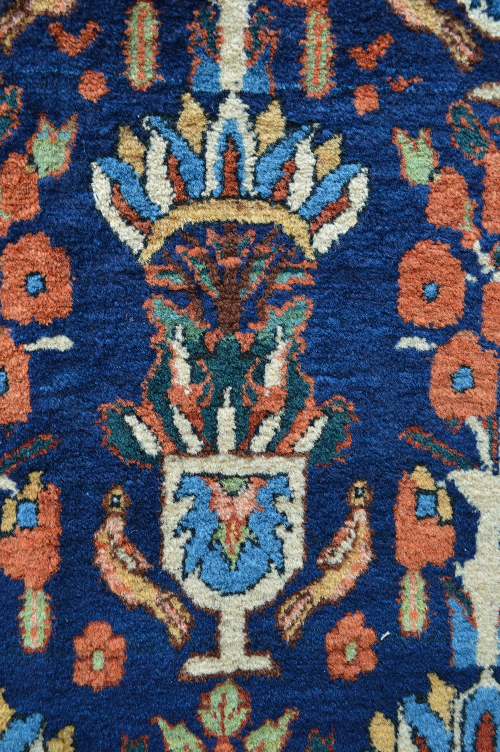Antique Afshar Tribal Rug, Neiriz Region, Kerman Province, Southern Persia. View III