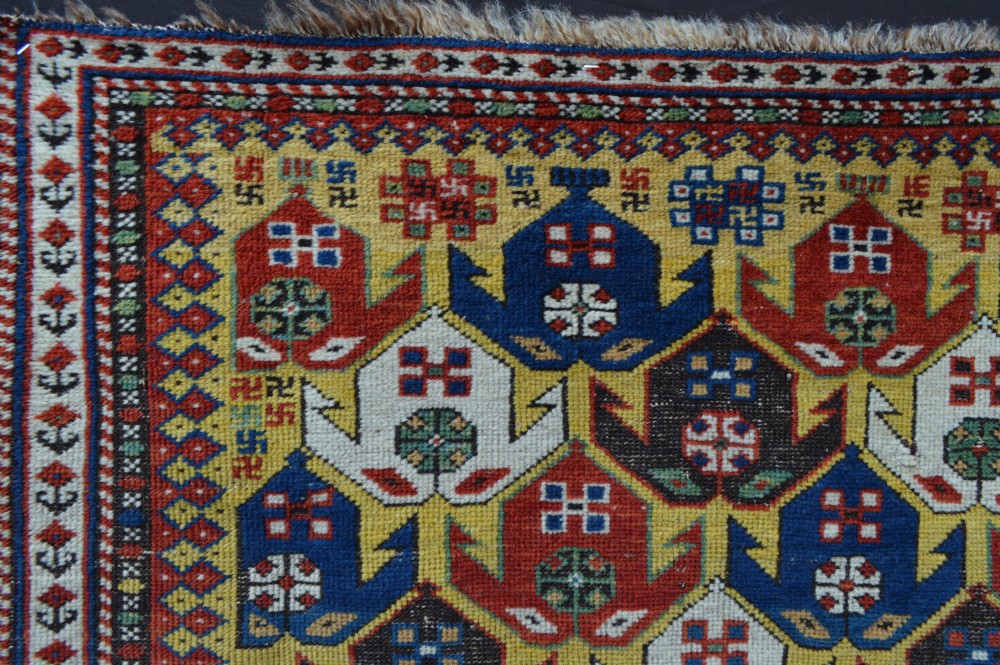 Antique Early Caucasian Rug, Shirvan, East Caucasus. View III