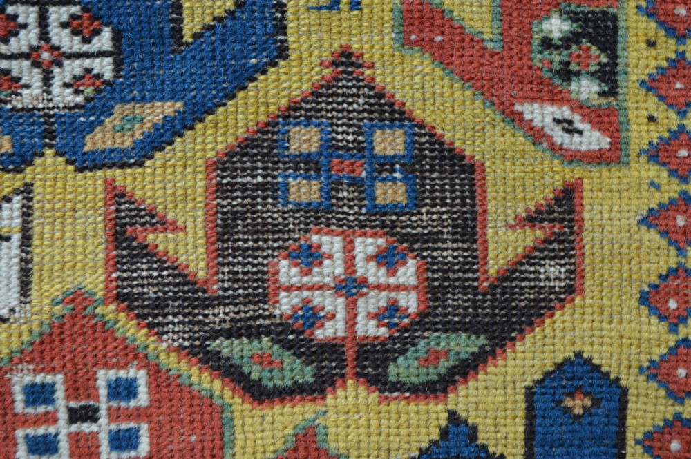 Antique Early Caucasian Rug, Shirvan, East Caucasus. View V