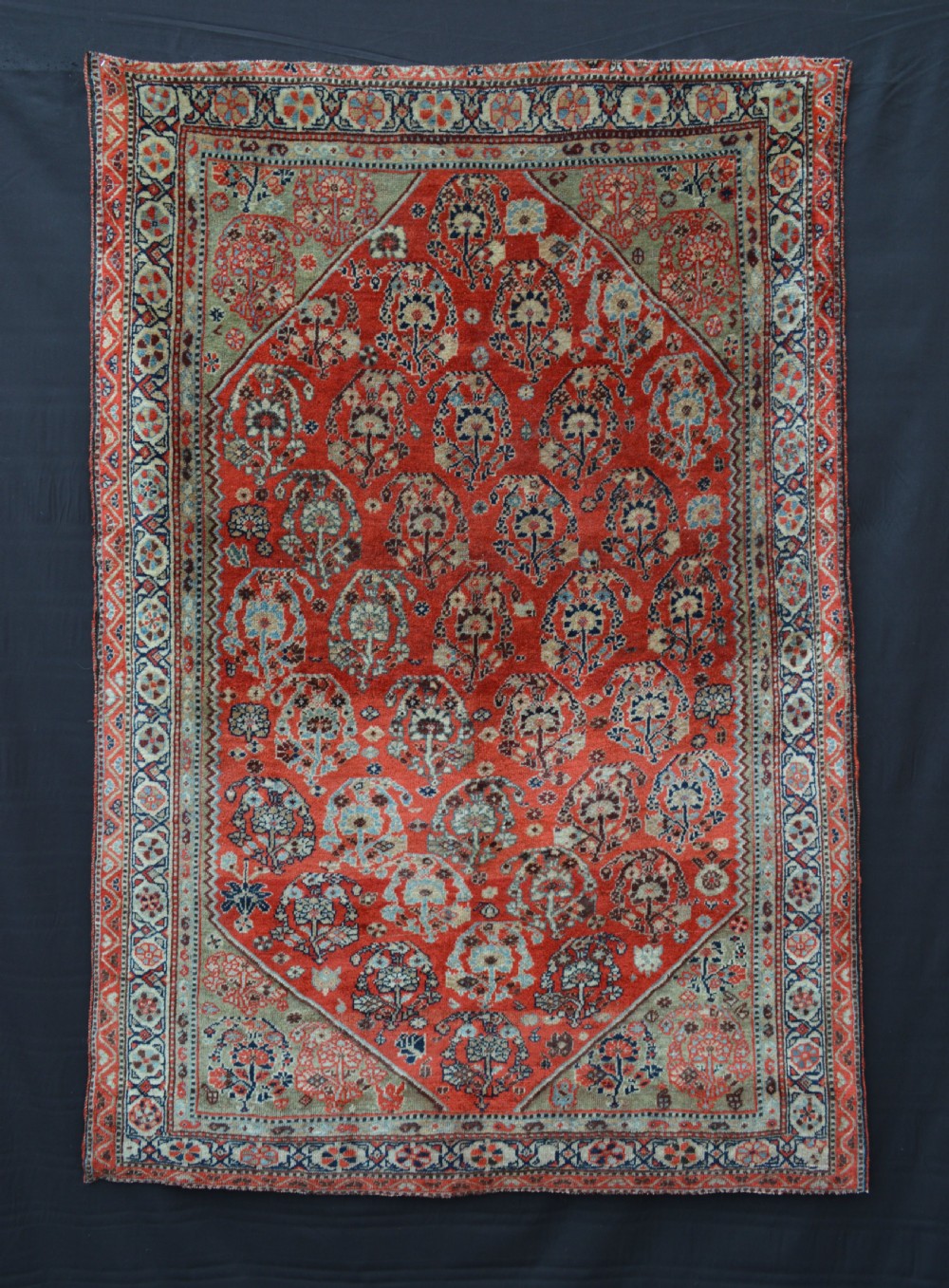Antique Qashqa'i Rug, Kashkuli Tribe, Fars Province, South-West Persia.