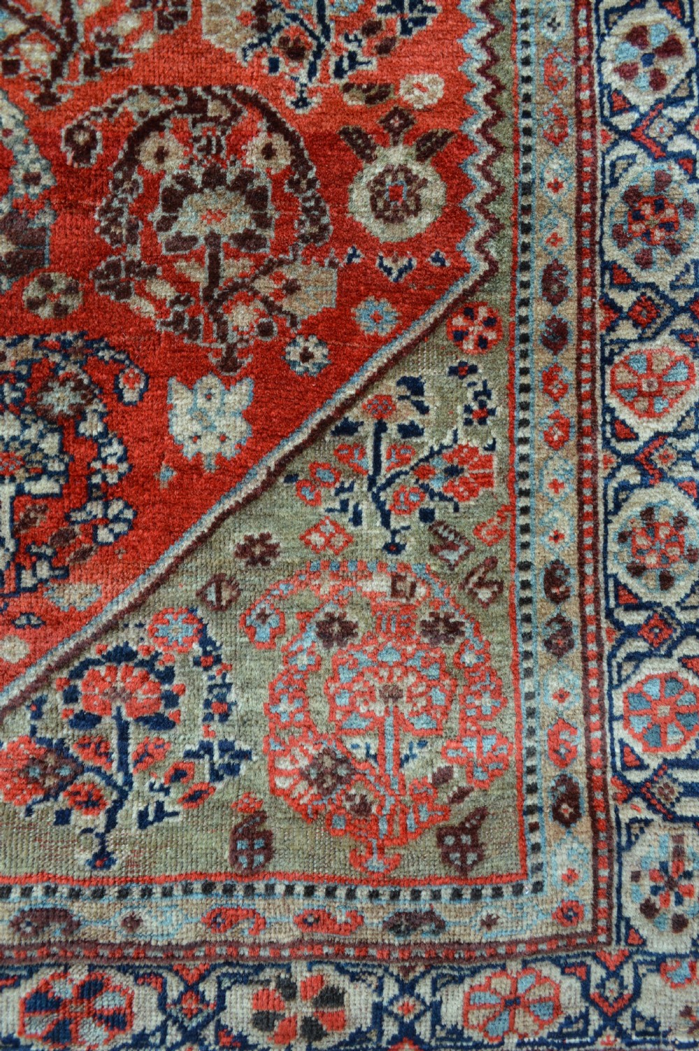 Antique Qashqa'i Rug, Kashkuli Tribe, Fars Province, South-West Persia. View III