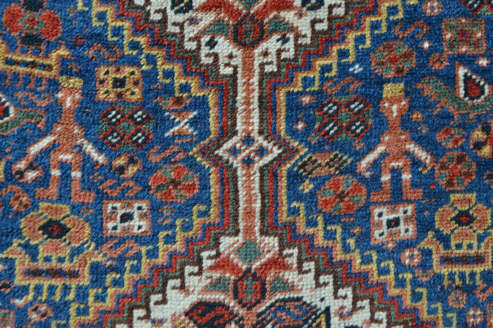 Antique Khamseh Confederacy Rug, Arab Jabareh Taifeh, Ghani sub-tribe, South-West Persia. View II