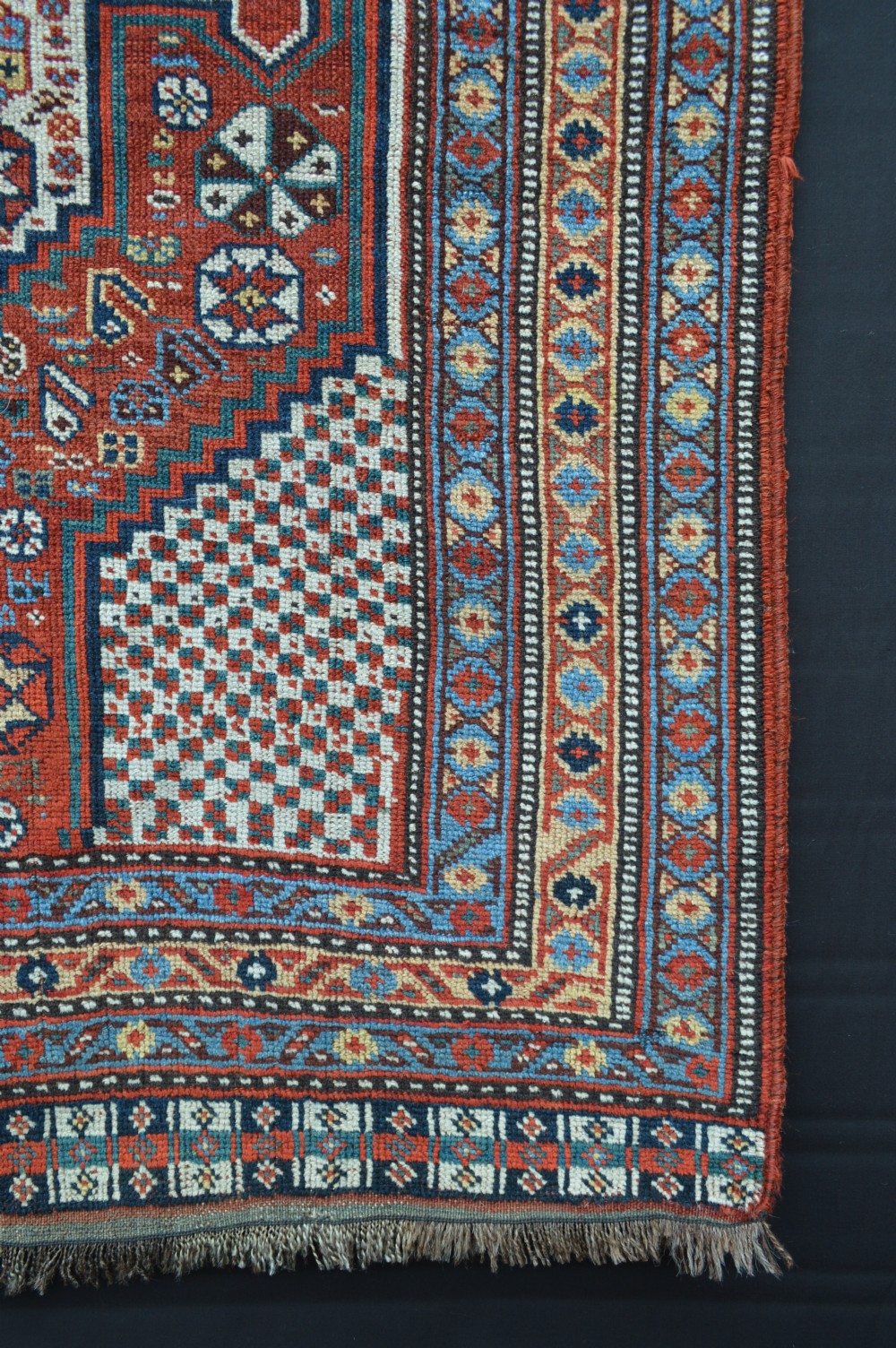 Antique Khamseh Confederacy Rug, Baharlu Taifeh, South-West Persia. View IV