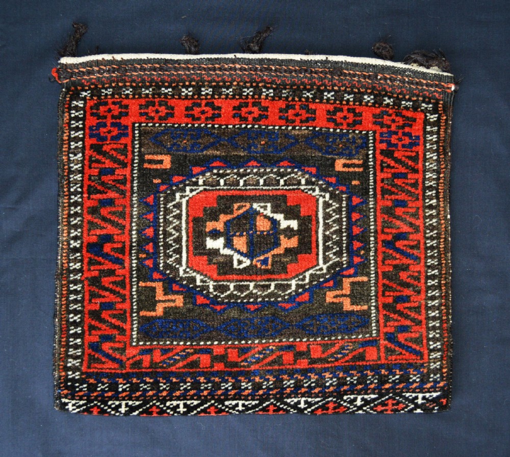 Antique Vanity-Bag, Baluch Tribes, Khorassan, North-East Persia.