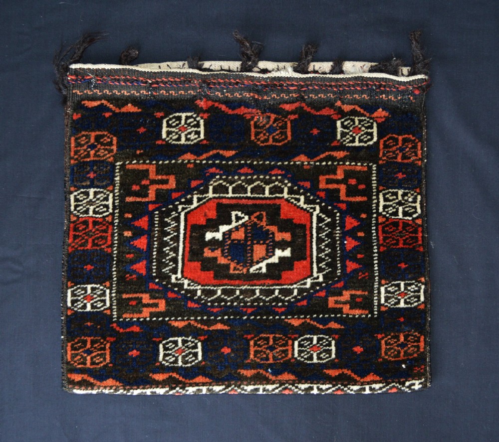 Antique Vanity-Bag, Baluch Tribes, Khorassan, North-East Persia. View II