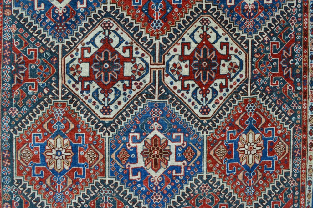 Antique Qashqa'i Carpet, Fars Province, South-west Persia. View II