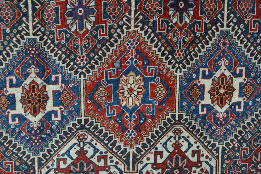 Antique Qashqa'i Carpet, Fars Province, South-west Persia. View IV