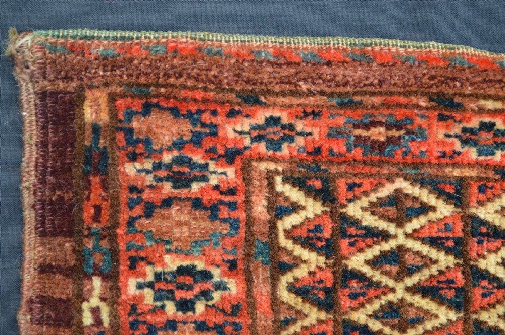 Pair of Antique Turkmen Kaps, Yomut Tribes, Trans-Caspian Steppes, Turkmenistan. View V