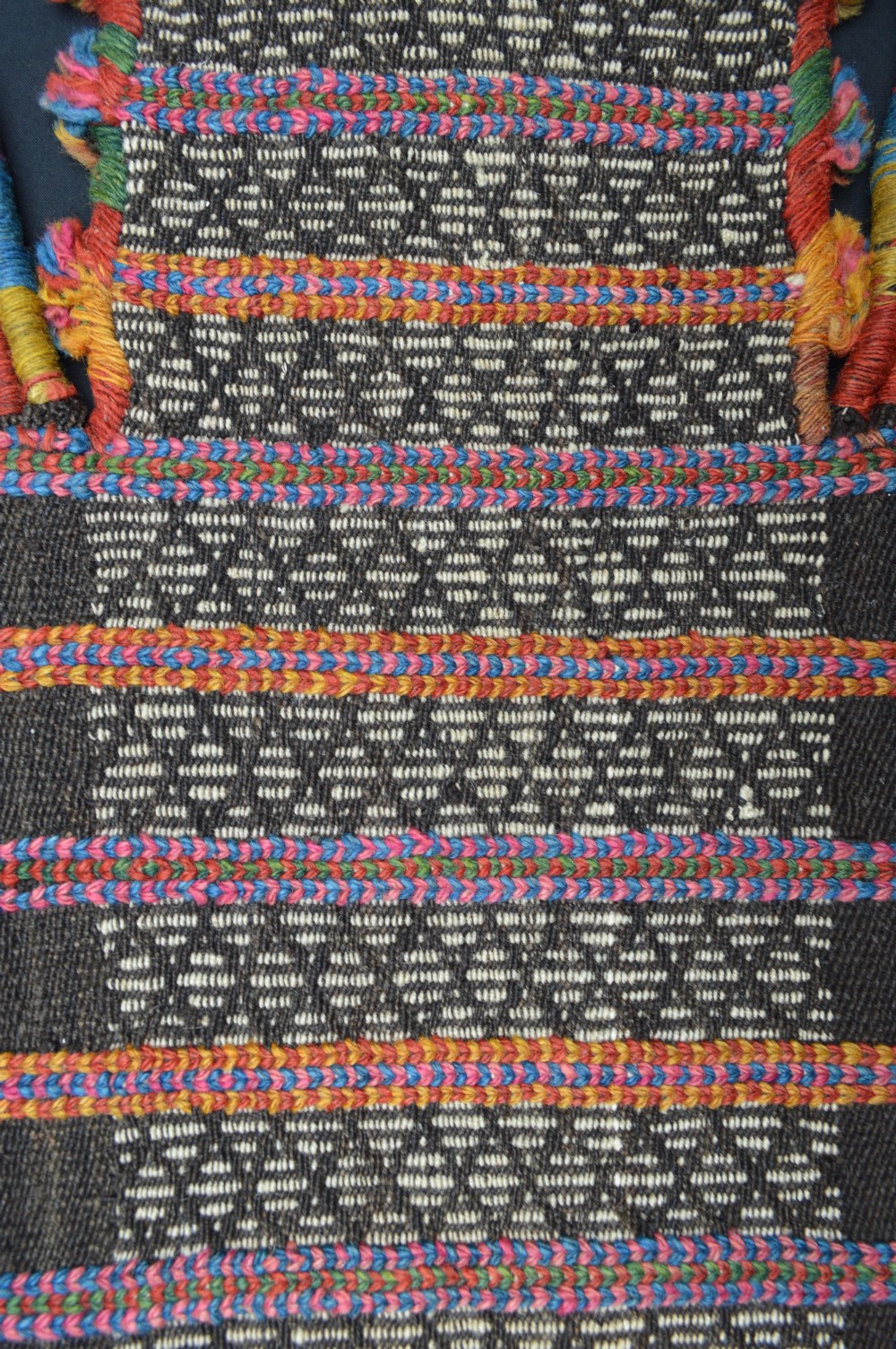 Antique Salt Bag, Darrehshuri Qashqa'i Nomads, Fars Province, South-West Persia. View II