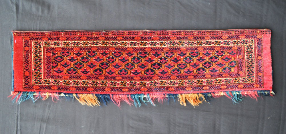 Antique Turkmen Torba, Salor Tribe, Turkmenistan, Central Asia.