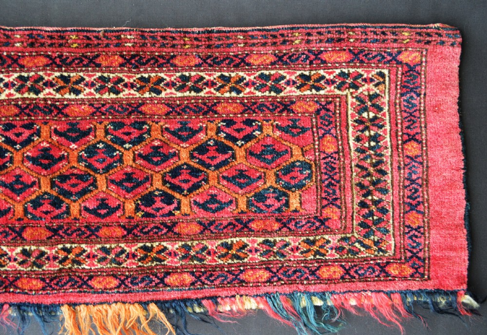Antique Turkmen Torba, Salor Tribe, Turkmenistan, Central Asia. View II