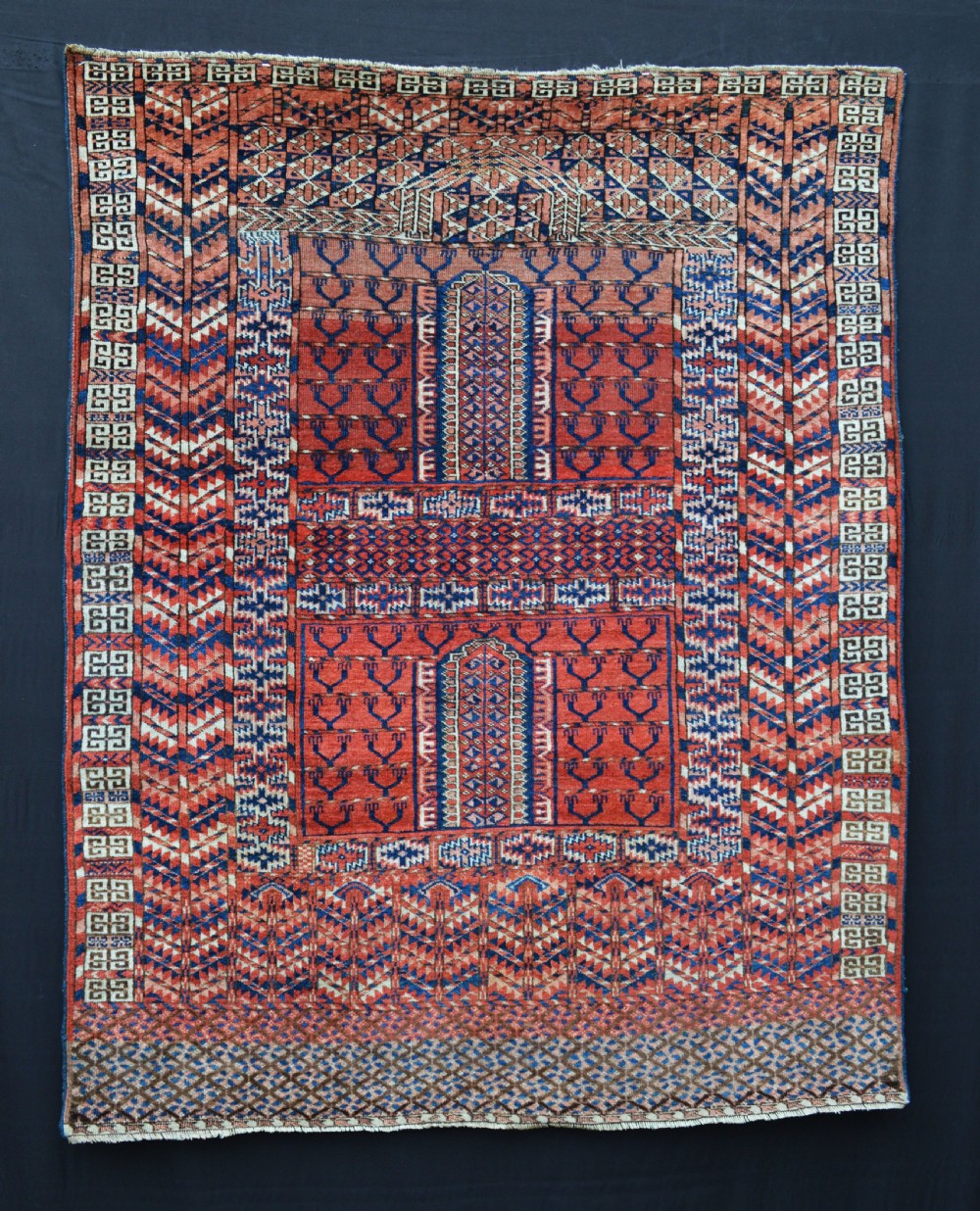 Antique Turkmen Engsi, Teke Tribes, Turkmenistan, Central Asia.