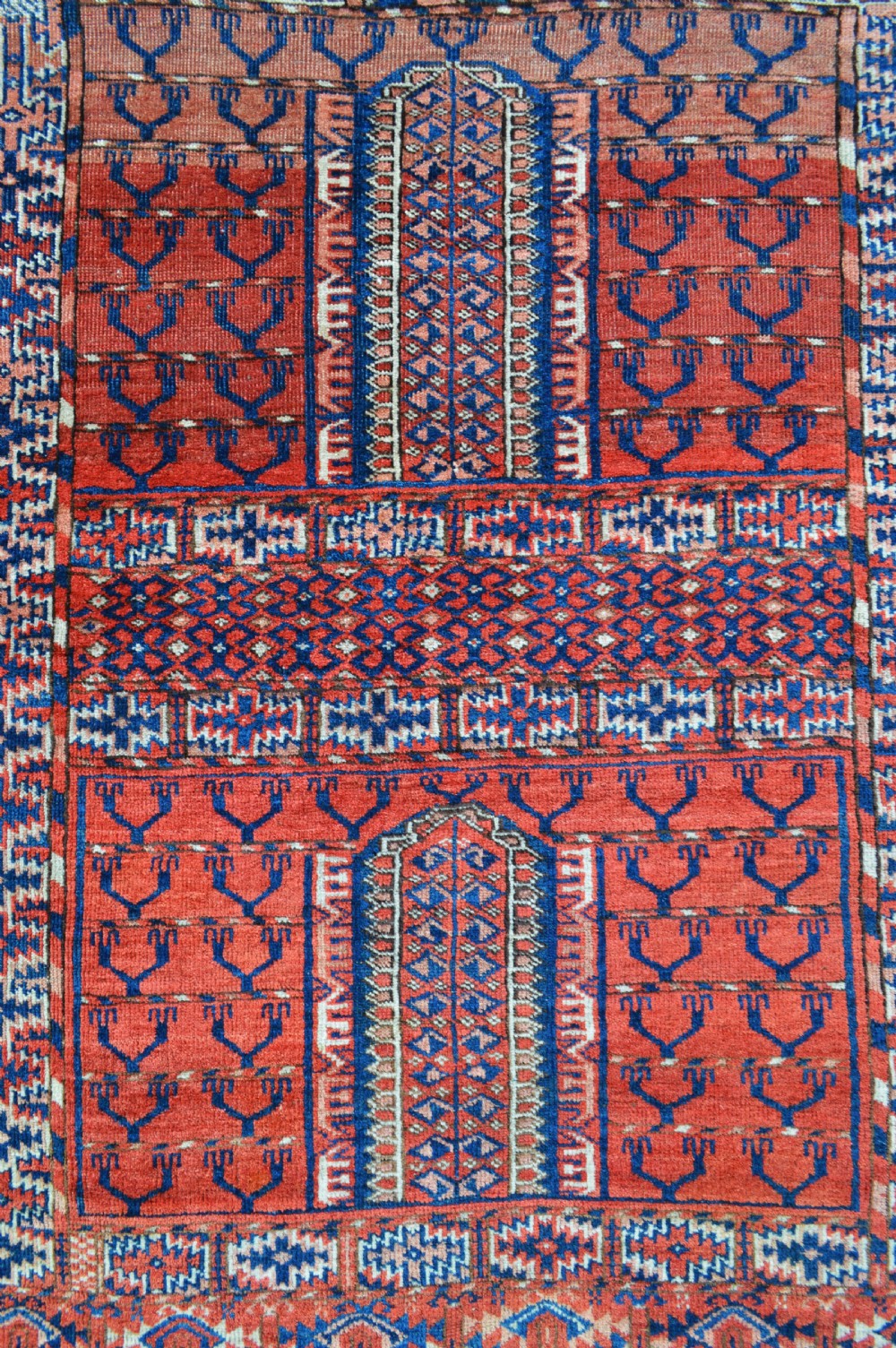 Antique Turkmen Engsi, Teke Tribes, Turkmenistan, Central Asia. View II