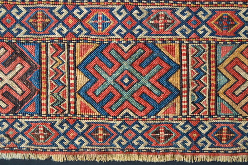 Antique Mafrash Side Panel, Shahsevan Nomads of Karadag, North-West Persia. View IV