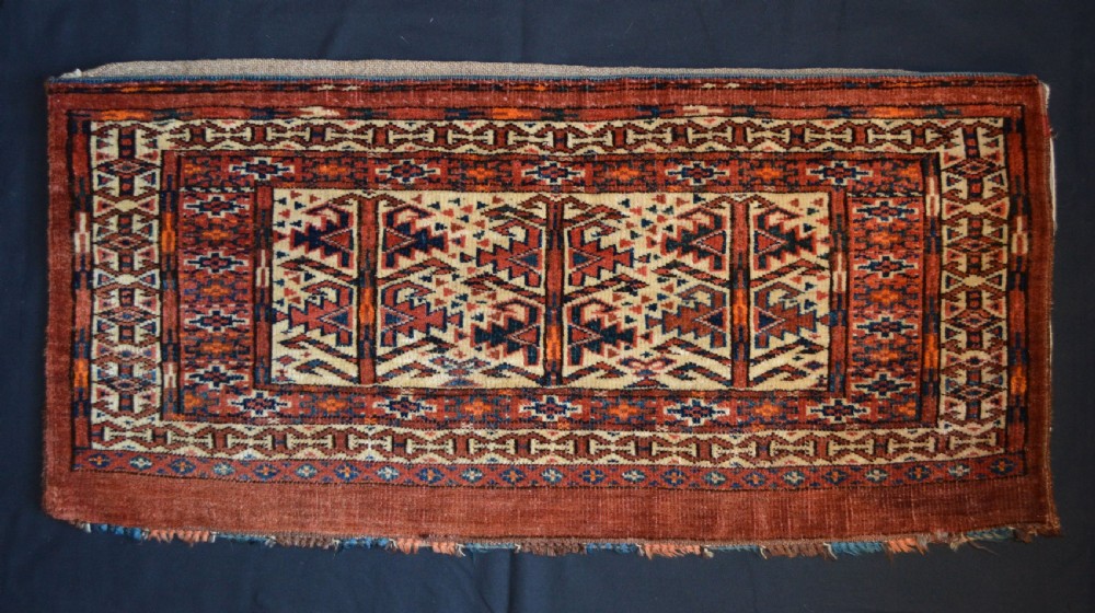 Antique Torba, Igdyr Turkmen Tribe, Turkmenistan, Central Asia.