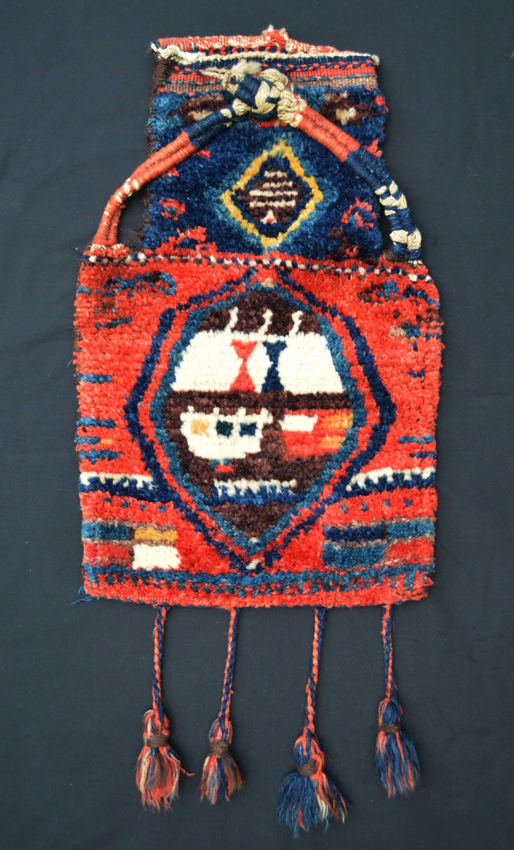 Antique Salt-Bag, Luri Nomads, Luristan, Western Persia.