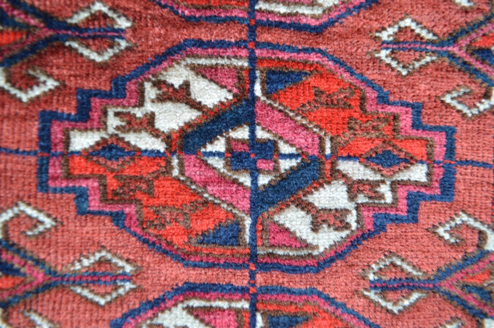 Antique Turkmen Wedding Rug, Teke Tribes, Turkmenistan, Central Asia. View IV