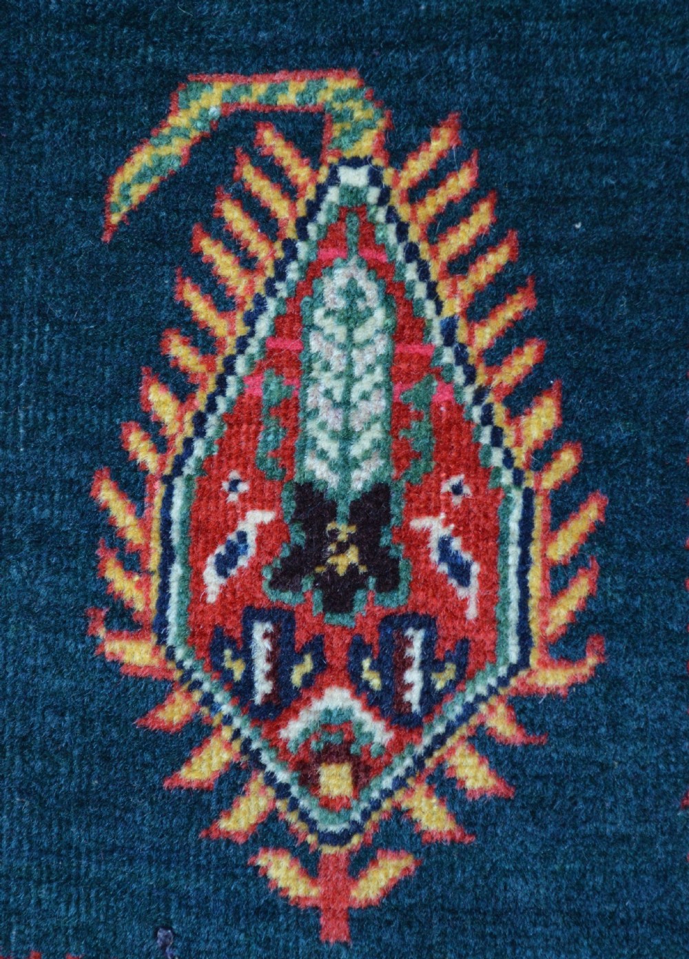 Antique Rare Qashqa'i Tribal Rug, Kashkuli Taifeh, Fars Province, South-West Persia. View III