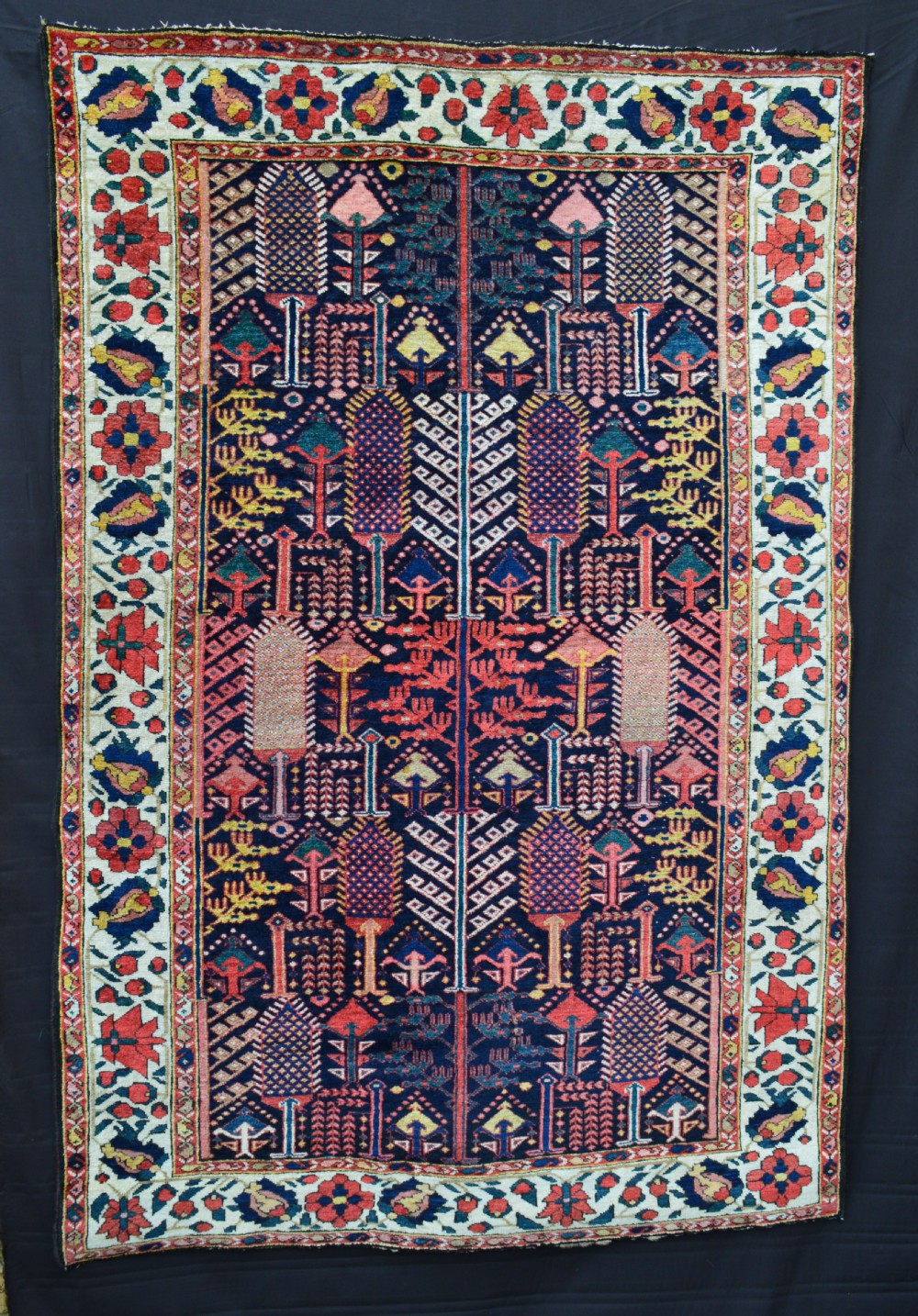 Antique Bakhtiari Tribal Rug, The Chahar Mahal, Western Persia.