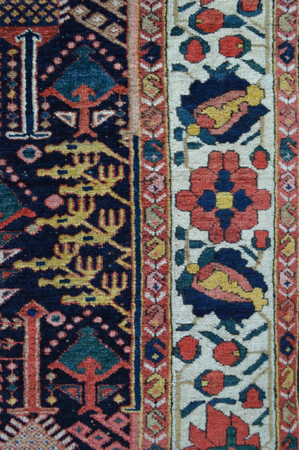 Antique Bakhtiari Tribal Rug, The Chahar Mahal, Western Persia. View II