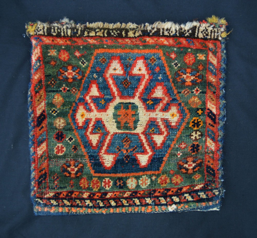Antique Vanity-Bag, Qashqa'i Nomads, Fars Province, South-West Persia.