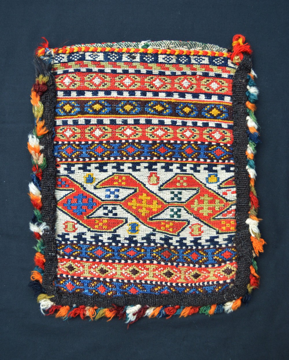 Antique Tubreh, Qashqa'i Nomads, Fars Province, South-West Persia.