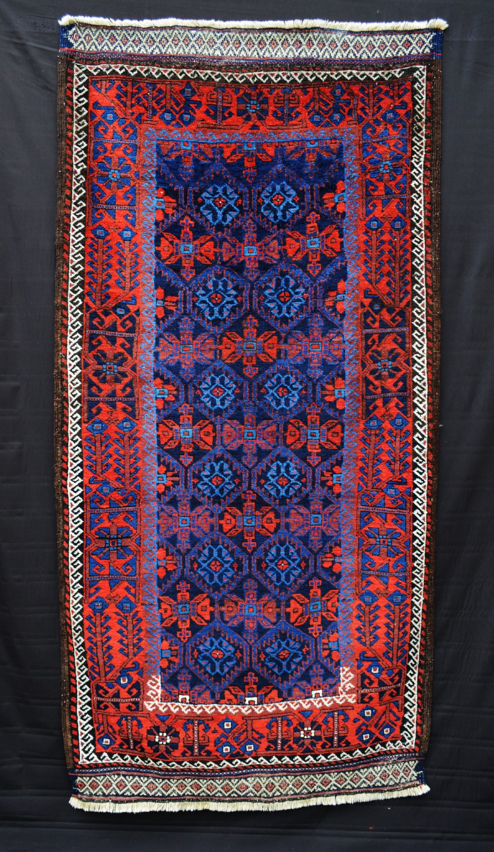 Antique Baluch Tribal Rug, Khorassan Province, North-East Persia.