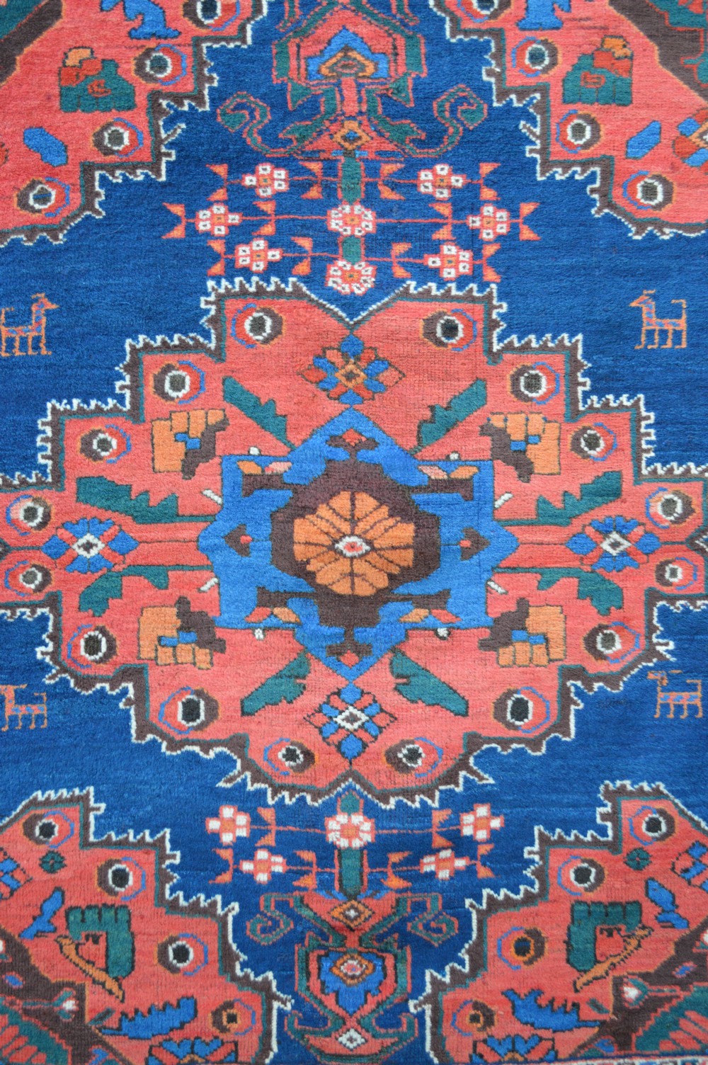 Antique Afshar Rug, Neiriz, Kerman Province, Southern Persia. View II