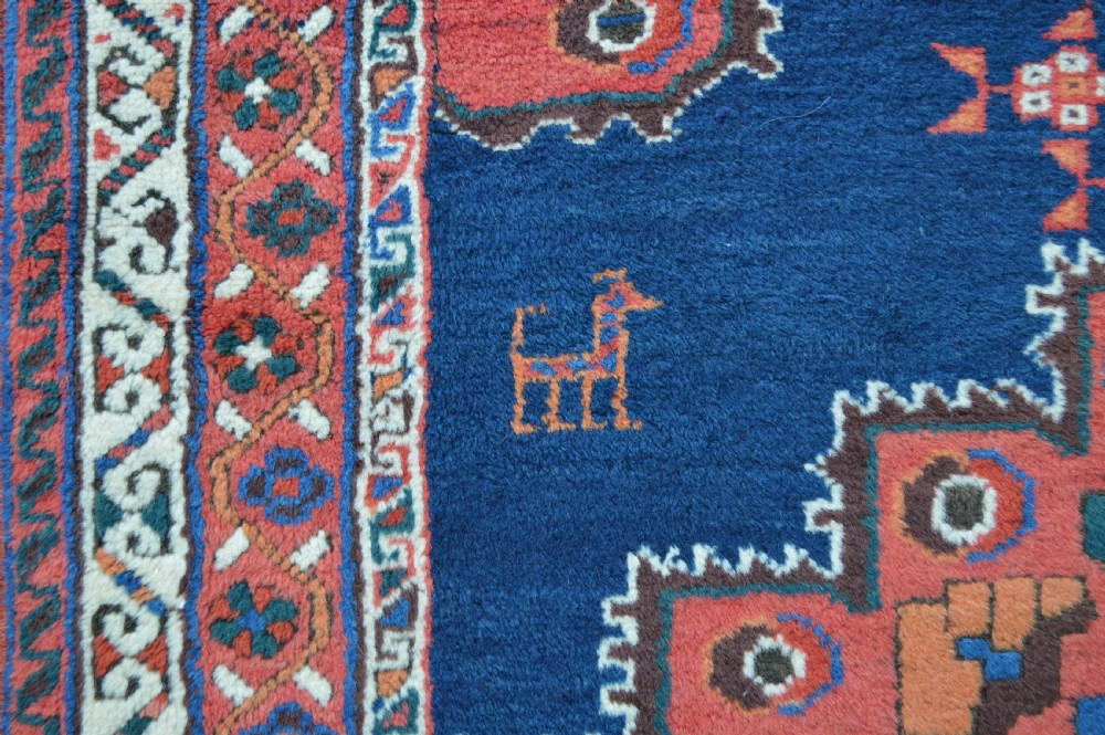 Antique Afshar Rug, Neiriz, Kerman Province, Southern Persia. View III
