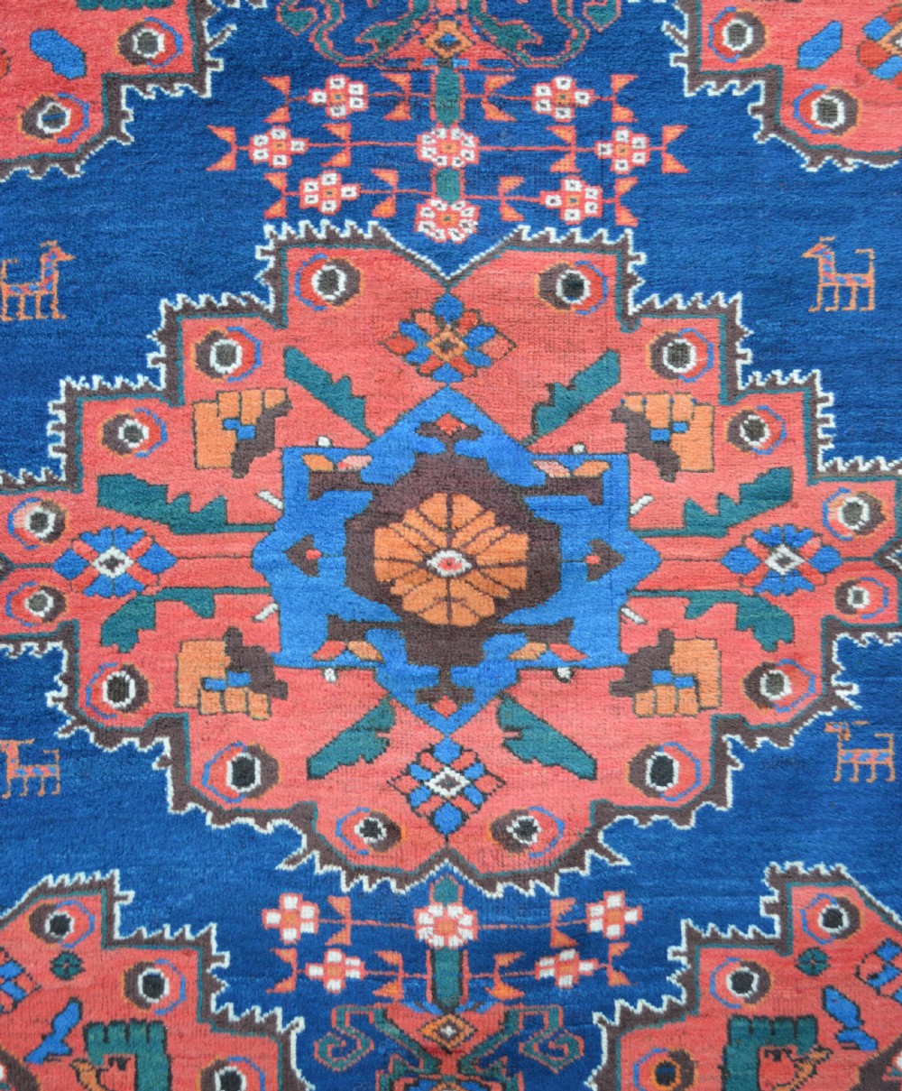 Antique Afshar Rug, Neiriz, Kerman Province, Southern Persia. View V