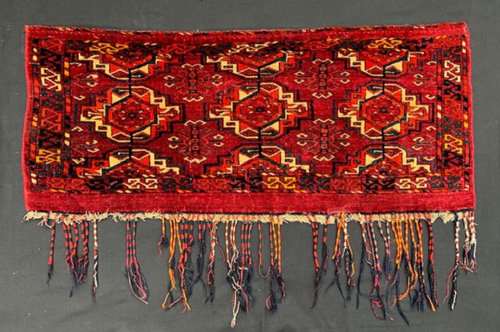 Antique 'Eagle-Gul' Teke Turkmen Torba, Turkmenistan, Central Asia.