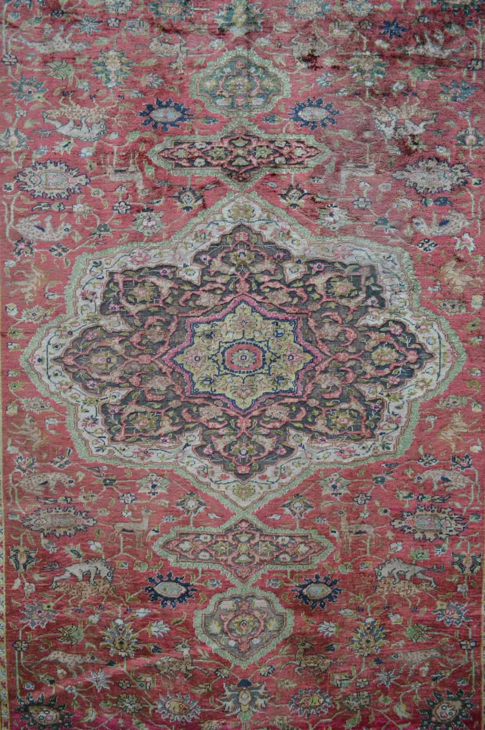 Antique Silk Kayseri Rug, Kayseri, Western Anatolia. View II