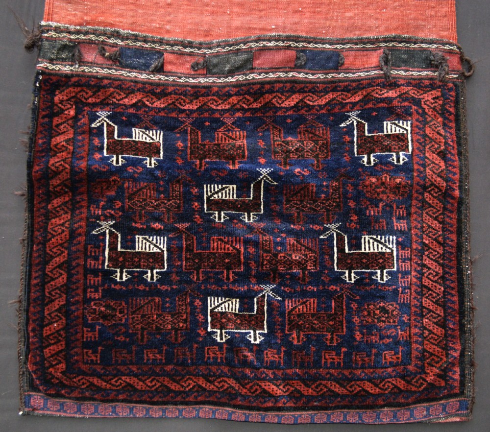 Antique Saddle-Bags, Timuri Tribes, Borderlands of Eastern Persia/Western Afghanistan. View II