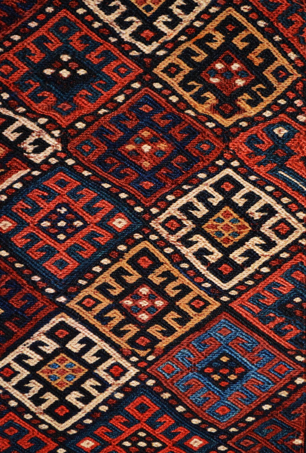 Antique Pillow-Bag Face, Kordi Nomads, Quchan Region, Khorassan, North-East Persia. View II