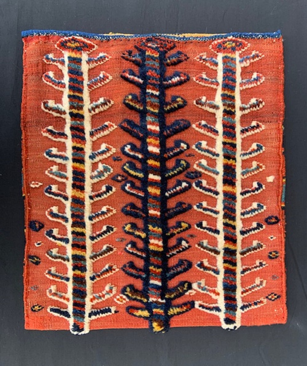 Antique Spindle-Bag, Shahsevan Nomads, Varamin Region, North-West Persia..