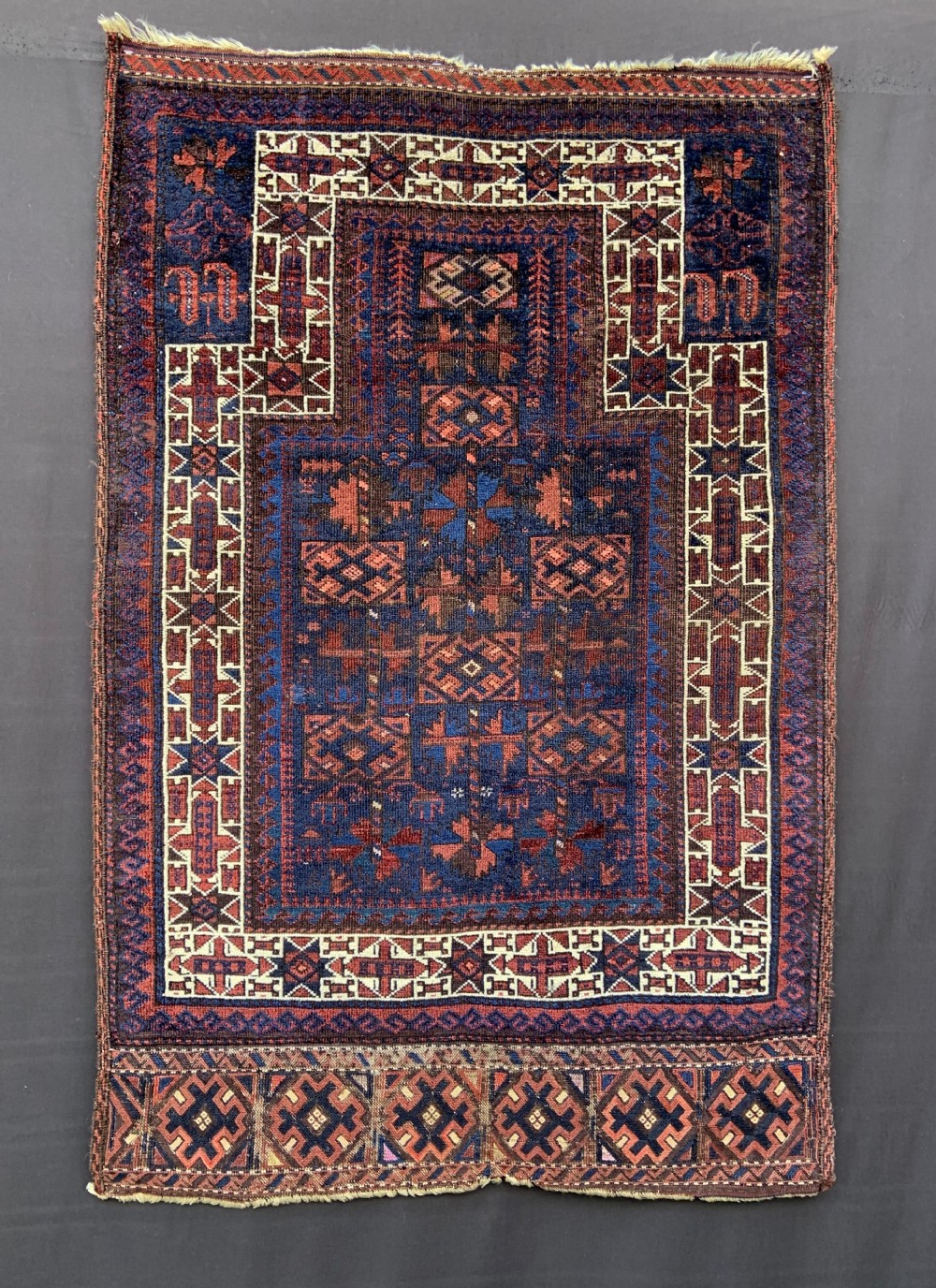 Antique Prayer-Rug, Timuri Tribes, Borderlands of Eastern Persia/Western Afghanistan.