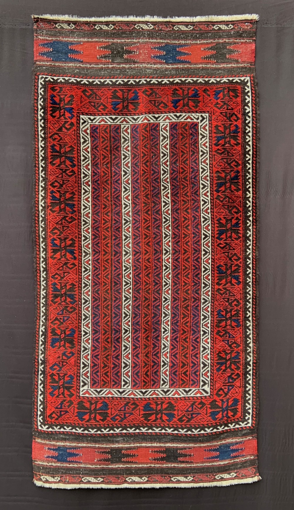 Antique Baluch Tribal Rug, Khorassan Province, North-East Persia.