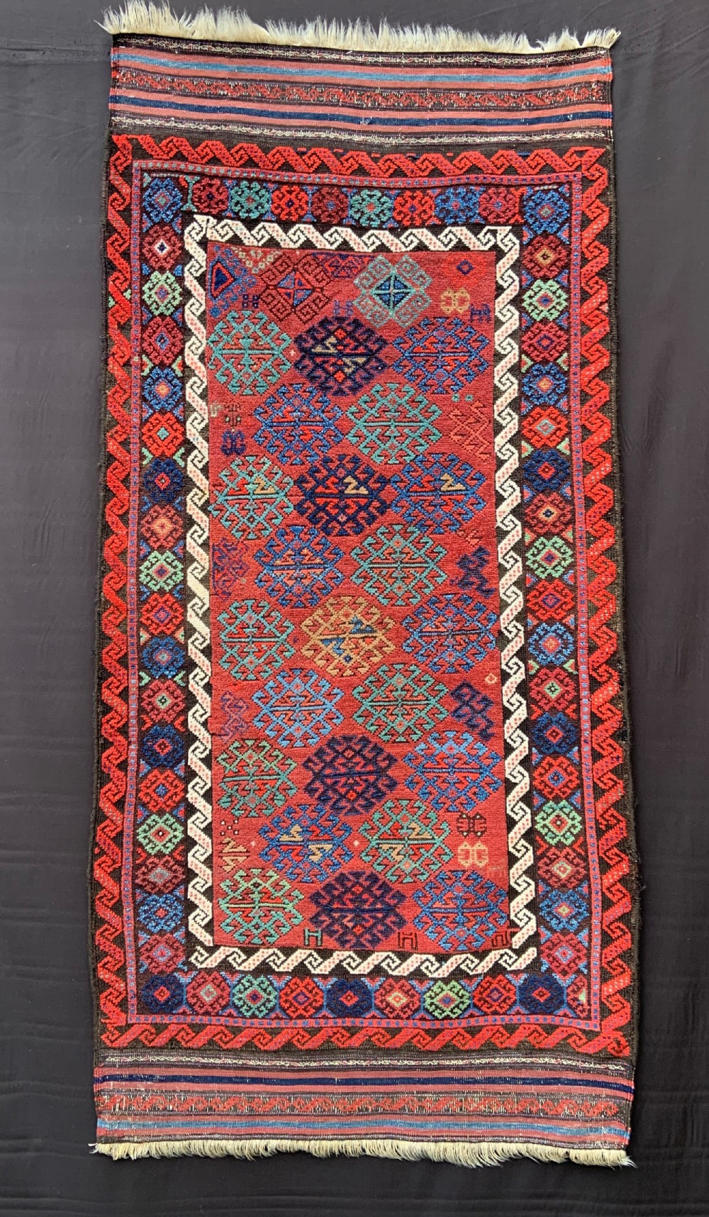 Antique Baluch Rug, Bahluli Sub-Tribe, Sistan Province, South-East Persia.